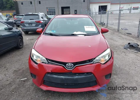 2016 Toyota Corolla Le z USA, uszkodzony, nr VIN 2T1BURHE1GC498453